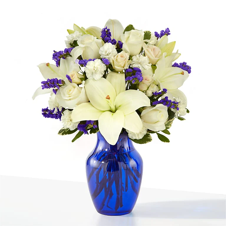 Lirios Blancos y Lavanda